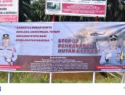 Polres Nagan Raya Gencarkan Himbauan Larangan Bakar Lahan