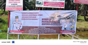 Polres Nagan Raya Gencarkan Himbauan Larangan Bakar Lahan