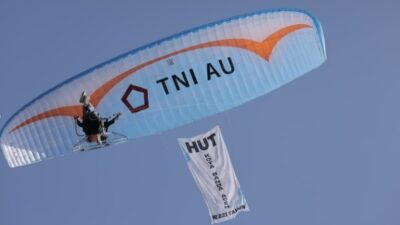 Aksi Paramotor HUT BNA