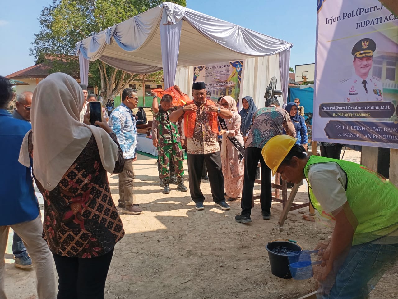 Bupati Aceh Tamiang Luncurkan Revitalisasi Sekolah dan Gerakan Mengaji