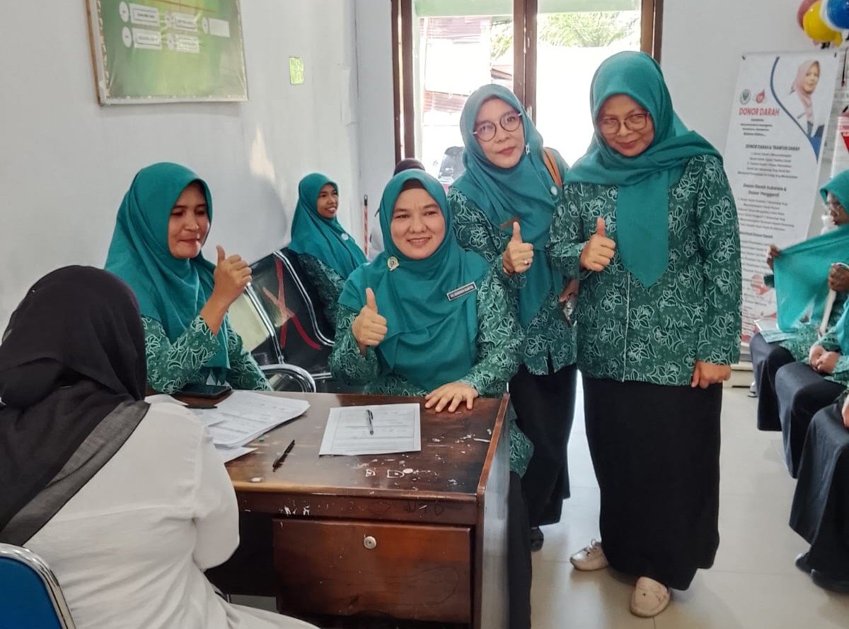 TP PKK Subulussalam Donor Darah, Hidupkan Semangat Kartini