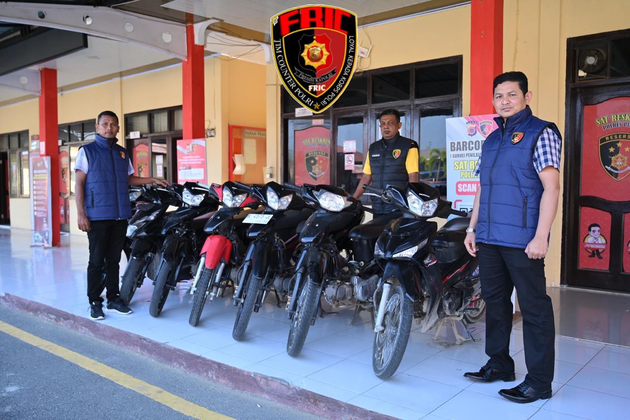 Polres Pidie Ungkap Kasus Curanmor, Tiga Pelaku Diamankan