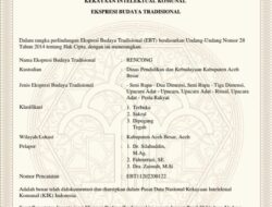 Aceh Besar Kantongi Sertifikat KIK untuk Rencong