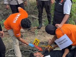 Polisi Peragakan 5 Adegan Penusukan di Kasus Pembunuhan Nagan Raya