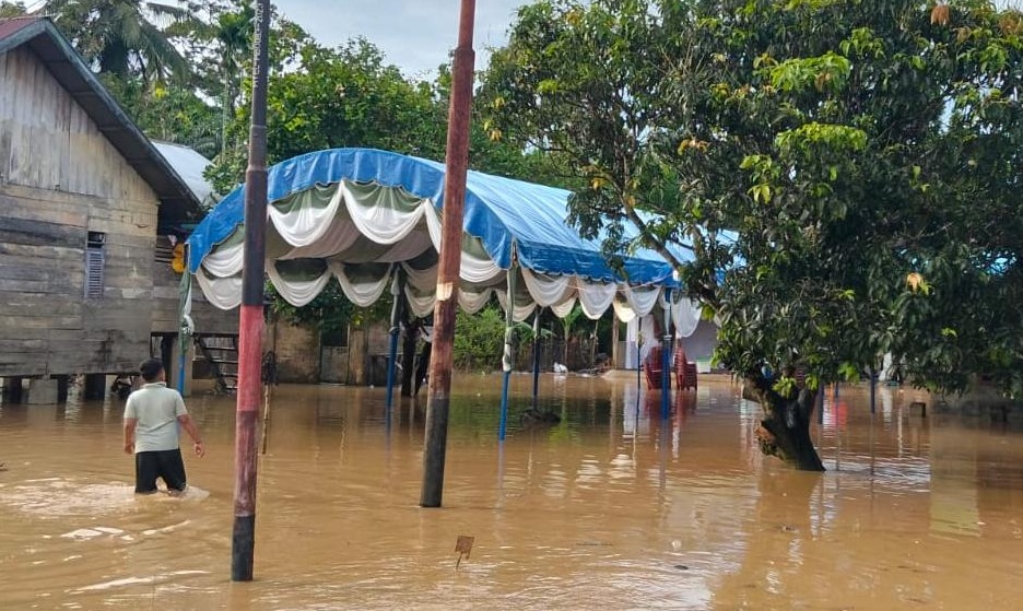 Empat Desa di Woyla Barat Terendam Banjir