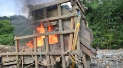 Polisi-TNI Tertibkan Tambang Emas Ilegal di Geumpang