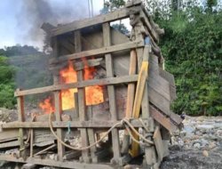 Polisi-TNI Tertibkan Tambang Emas Ilegal di Geumpang