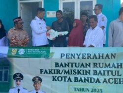 Amanah Muzakki Diserahkan, Wakil Wali Kota Bagikan Rumah Layak Huni