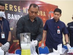 Barang Bukti Sabu 1,9 Kg Dimusnahkan di Polresta Banda Aceh