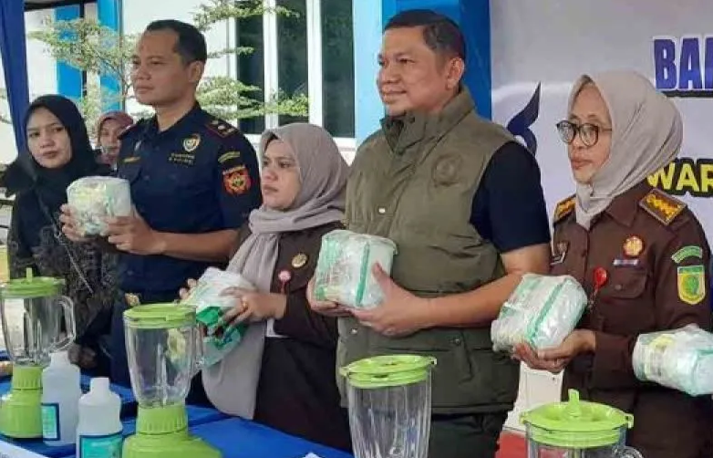 BNNP Aceh Musnahkan 4,989 Kg Sabu-sabu