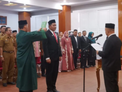 Bupati Aceh Jaya Lantik Masri sebagai Sekda Definitif