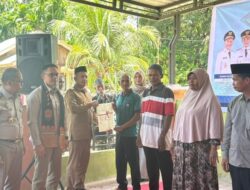 212 Sertifikat Tanah Redistribusi Diserahkan di Aceh Jaya