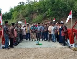TNI Selesaikan Pembangunan Jembatan Bailey di Linge
