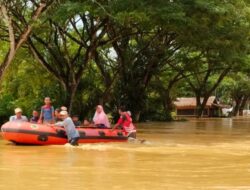 Sungai Meluap, Tiga Kecamatan di Nagan Terendam Banjir