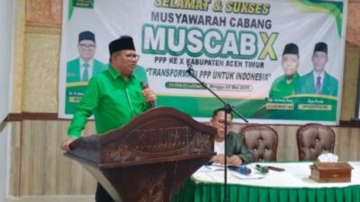 PPP Aceh Timur Siapkan Strategi Menang di Semua Dapil