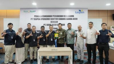 Kolaborasi Bank Aceh–Taspen Permudah Akses Dana Pensiun di Aceh