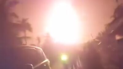 Pipa Gas Terbakar