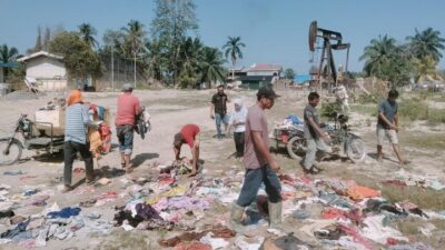 Pertamina Tertibkan Bangunan Pascabanjir di Area Sumur SP 13 Aceh Tamiang