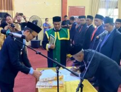 Penyegaran Birokrasi, 58 PNS Subulussalam Tempati Jabatan Baru