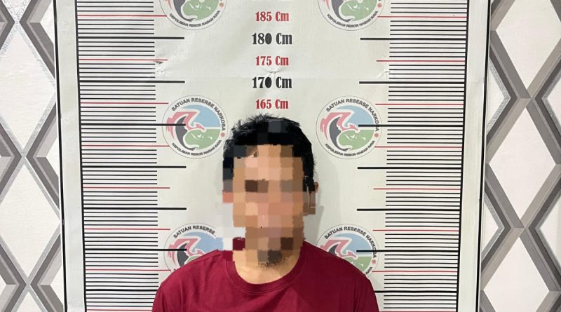Warga Darul Makmur Ditangkap, Polisi Sita 26 Gram Sabu