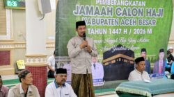 Kloter II CJH Aceh Besar Diberangkatkan, Suasana Haru Iringi Pelepasan