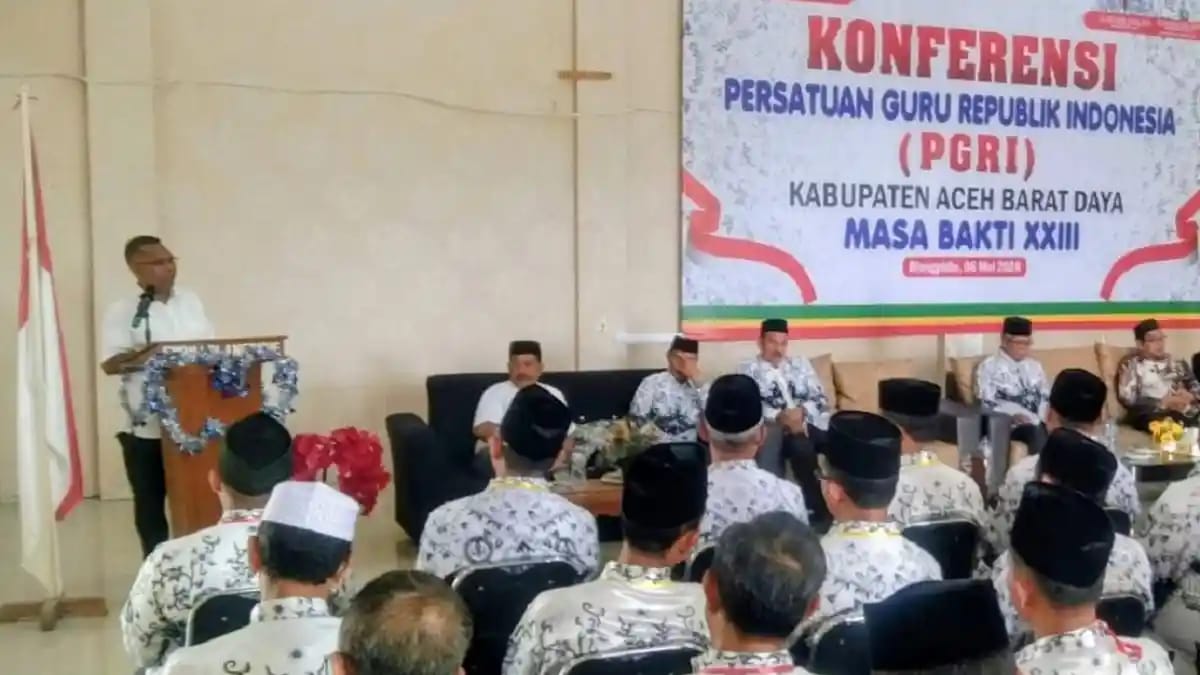 PGRI Abdya Gelar Konferensi, Bahas Arah Organisasi dan Kualitas SDM