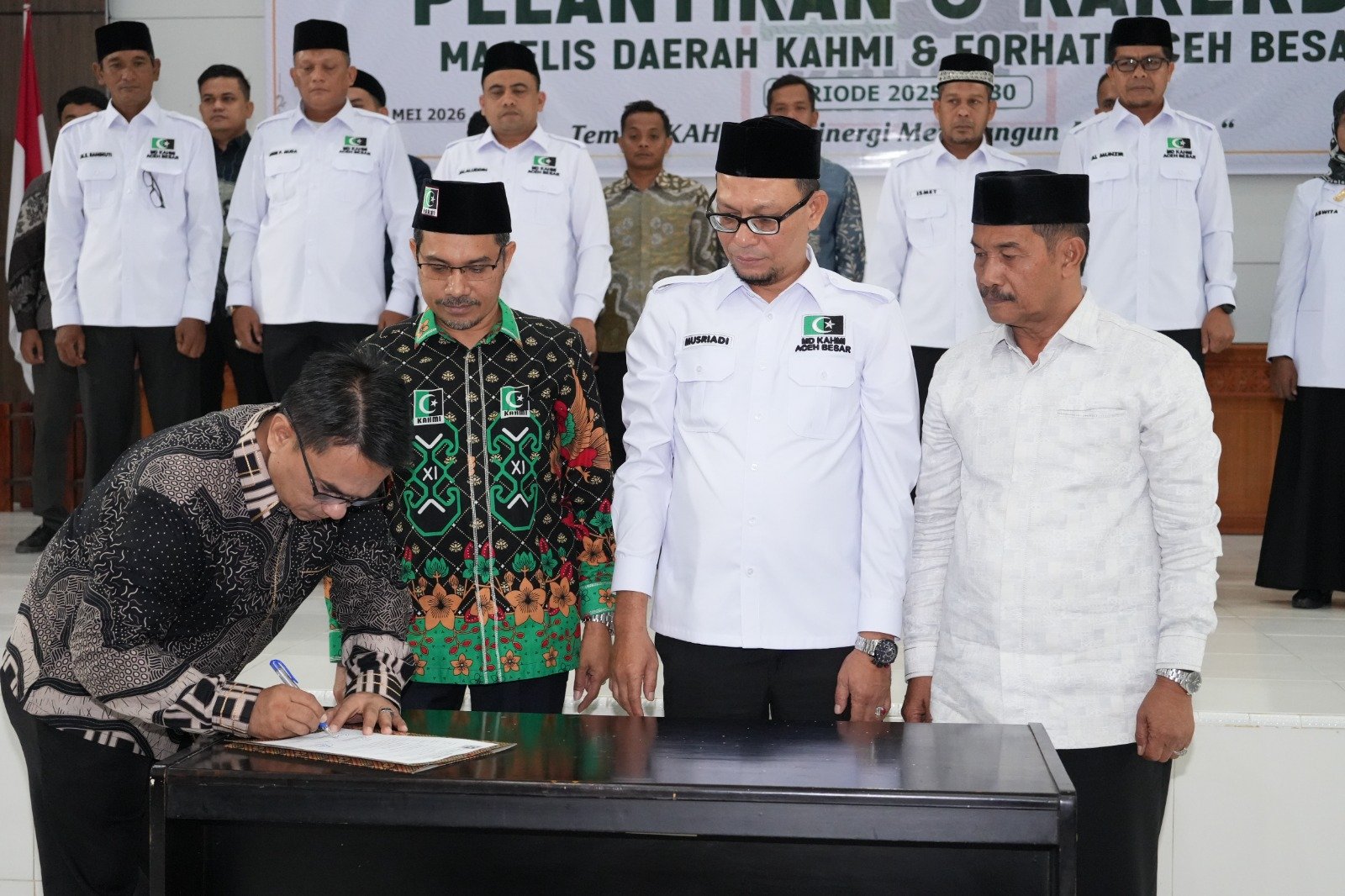Pelantikan KAHMI–FORHATI Aceh Besar 2025–2030, Wabup Tekankan Sinergi