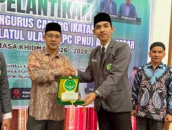 Pelantikan IPNU, Staf Ahli Bupati Soroti Tantangan Akidah Generasi Muda