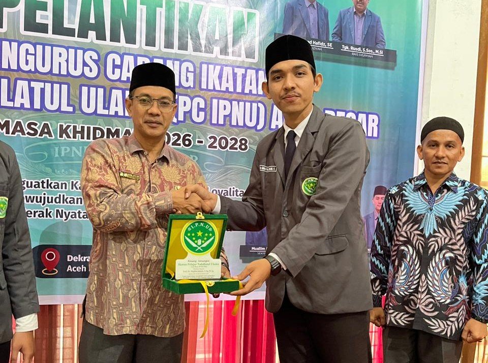Pelantikan IPNU, Staf Ahli Bupati Soroti Tantangan Akidah Generasi Muda