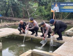 Kapolres Subulussalam Tebar 50.000 Benih Nila Dukung Program Asta Cita