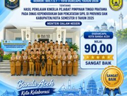 Disdukcapil Banda Aceh Catat Prestasi Nasional Bidang Adminduk