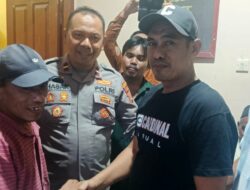 Polsek Longkip Selesaikan Kasus Dugaan Pidana lewat Restorative Justice