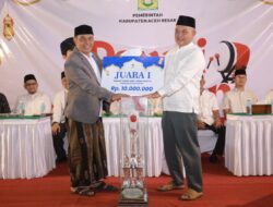 Blang Bintang Unggul di Lomba Pawai Takbiran Idul Adha 1447 H