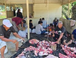 PT BETAMI Bagikan Daging Kurban untuk Warga dan Karyawan