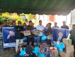 Muslim Ayub Salurkan Bantuan untuk Korban Kebakaran Babul Makmur