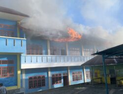 Kebakaran Landa Ponpes Aswaja Bener Meriah, Tiga Kelas Hangus