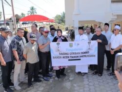 Solidaritas Idul Adha, Banda Aceh Salurkan Kurban ke Pidie Jaya