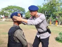 Kapolda Pimpin Pembaretan 30 Bintara Remaja