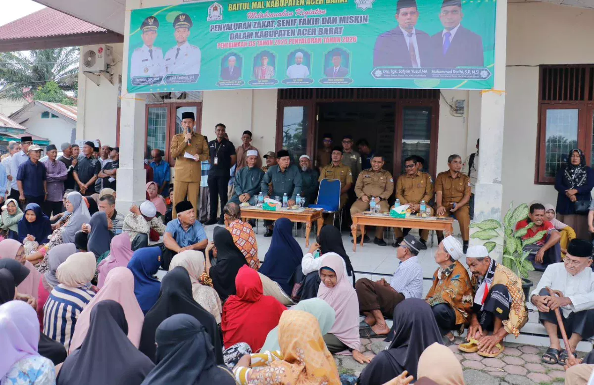 BMK Aceh Barat Salurkan Rp6,4 M untuk 8.969 Warga Miskin