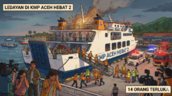 Ledakan di KMP Aceh Hebat 2 Saat Tiba dari Sabang, 14 Orang Terluka