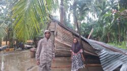 Angin Kencang Hantam Cot Girek, 13 Rumah Warga Rusak