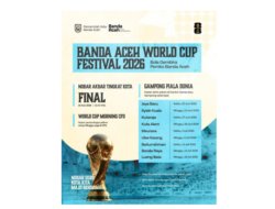 Nobar Piala Dunia 2026 Serentak di Banda Aceh, Ini Lokasi dan Jadwalnya