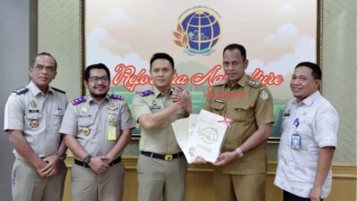 Pemko Lhokseumawe Terima 44 Sertifikat Tanah Elektronik dari BPN Aceh