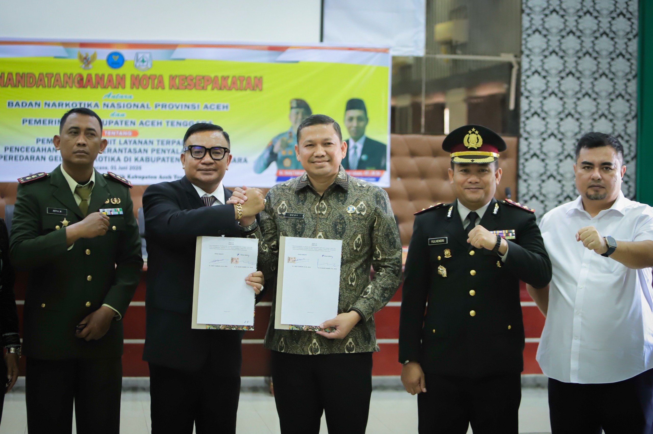 Aceh Tenggara Hibahkan Lahan 2 Hektare untuk Pembangunan Kantor BNNK