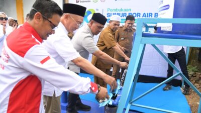 Kolaborasi SUCOFINDO dan ABPEDNAS Hadirkan Air Bersih di Aceh Besar