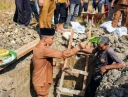 Pembangunan Masjid Baitul Makmur Dimulai di Gampong Panton Makmur