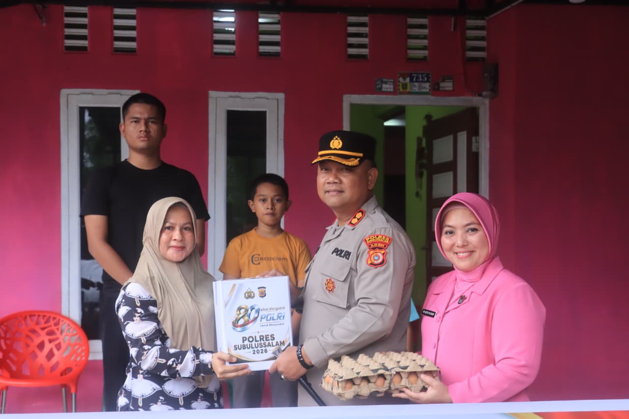 Anjangsana Hari Bhayangkara, Polres Subulussalam Kenang Jasa Para Senior Polri