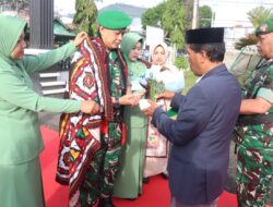 Kodim Aceh Tengah Sambut Calon Dandim Baru, Letkol Rudy Haryanto
