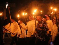 Antusiasme Warga Tinggi, Ribuan Peserta Ikuti Pawai Obor 1 Muharram di Abdya