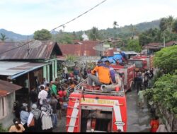 Polisi Selidiki Penyebab Kebakaran yang Hanguskan Lima Rumah di Bener Meriah